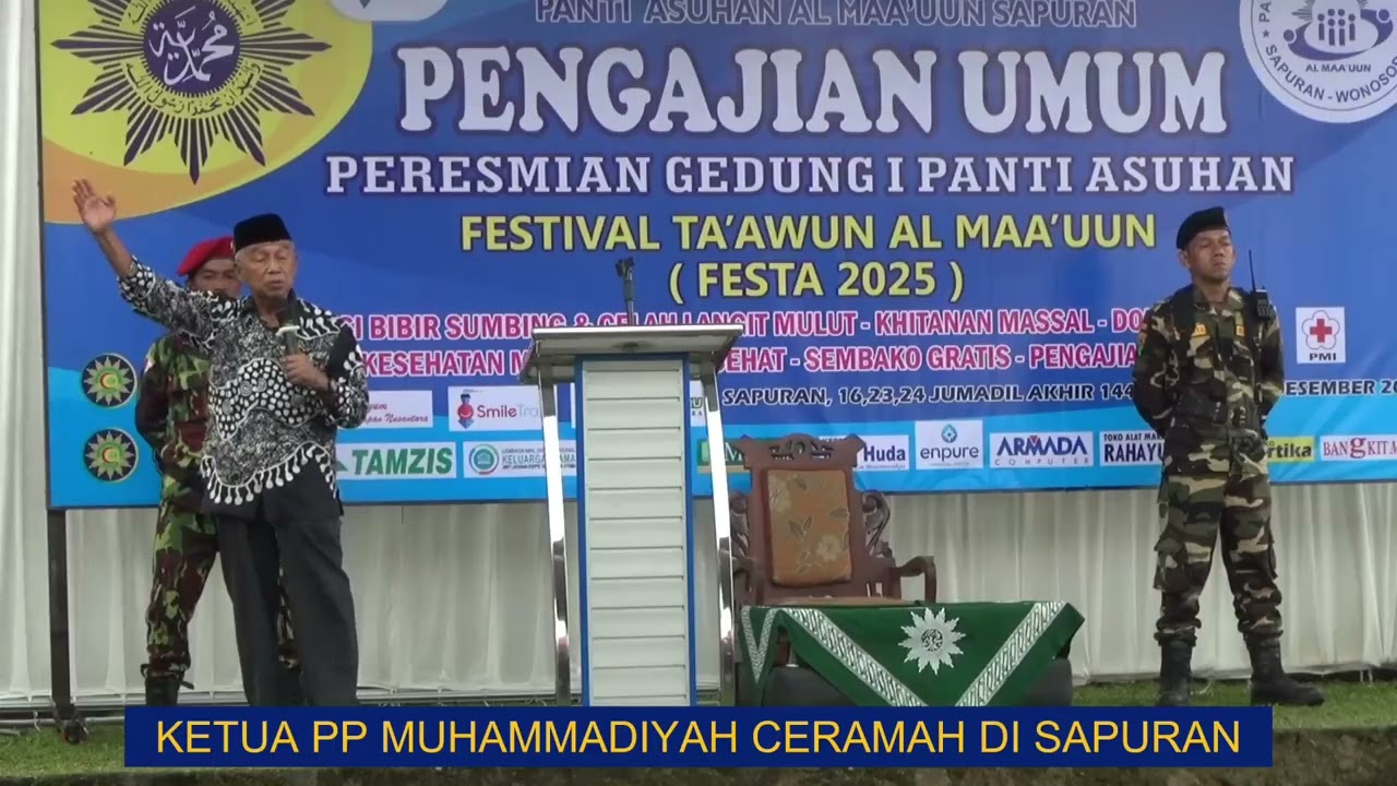 BUSRO MUQODAS (Ketua PP Muhammadiyah) - Kajian Islami Tentang Kultus Individu Dilarang Allah