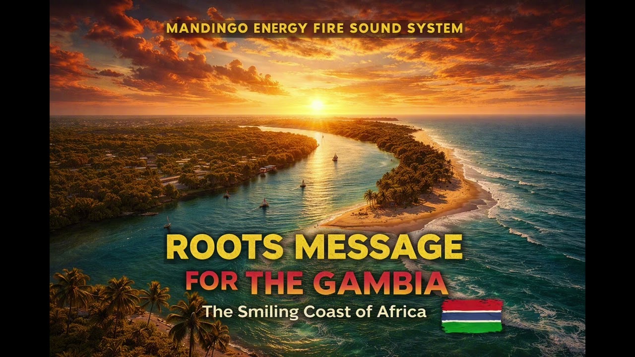 Roots Message for The Gambia 🇬🇲 | River Gambia Meets the Atlantic | Reggae Roots.#shorts 