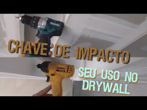 Vídeo: Posso usar uma chave de impacto para drywall?