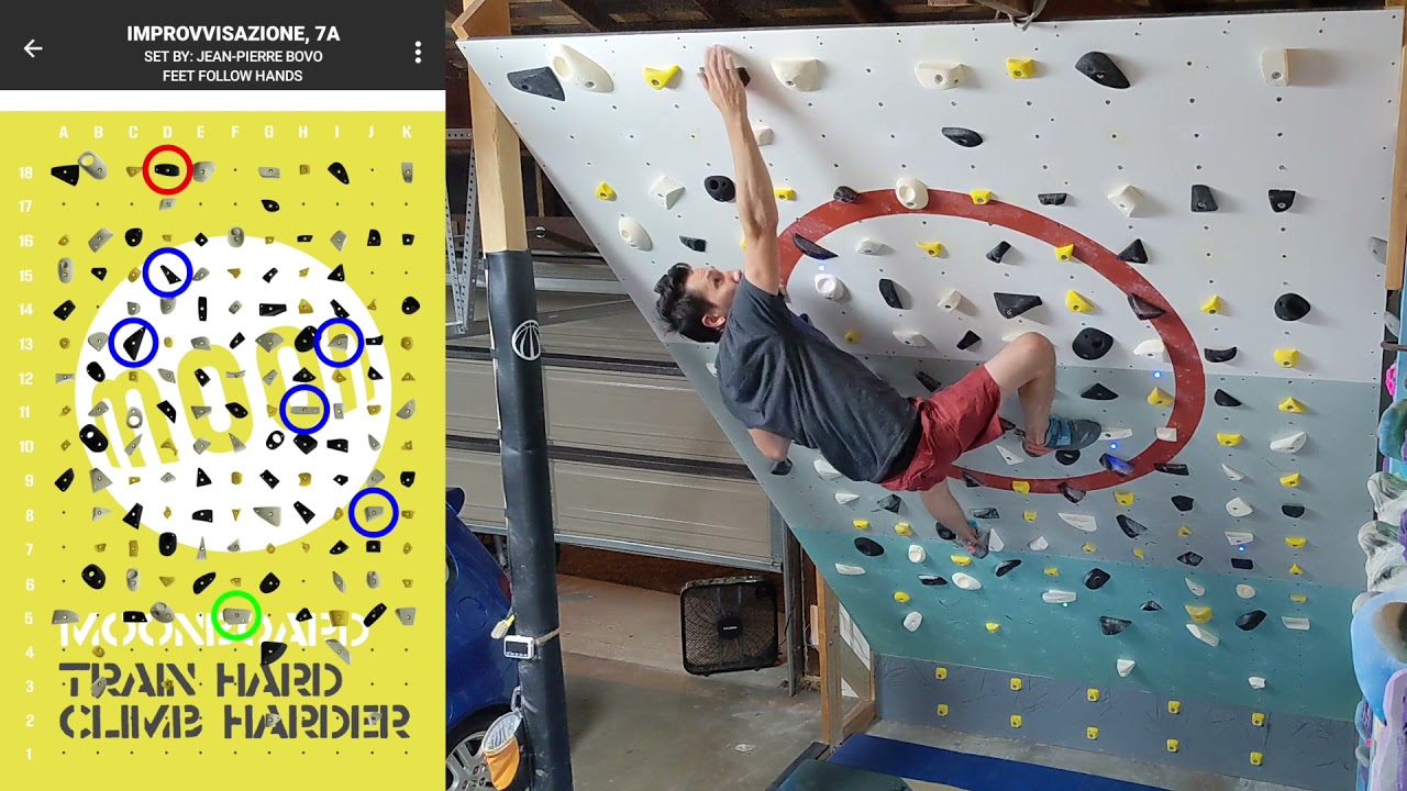 All Moonboard 2016 7a / V6 Benchmarks YouTube