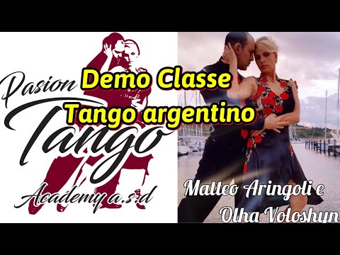 Milonga "Verdemar" - Dimostrazione lezione di tango con i Maestri Matteo Aringoli e Olha Voloshyn