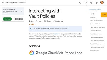 Interacting with Vault Policies GSP1004