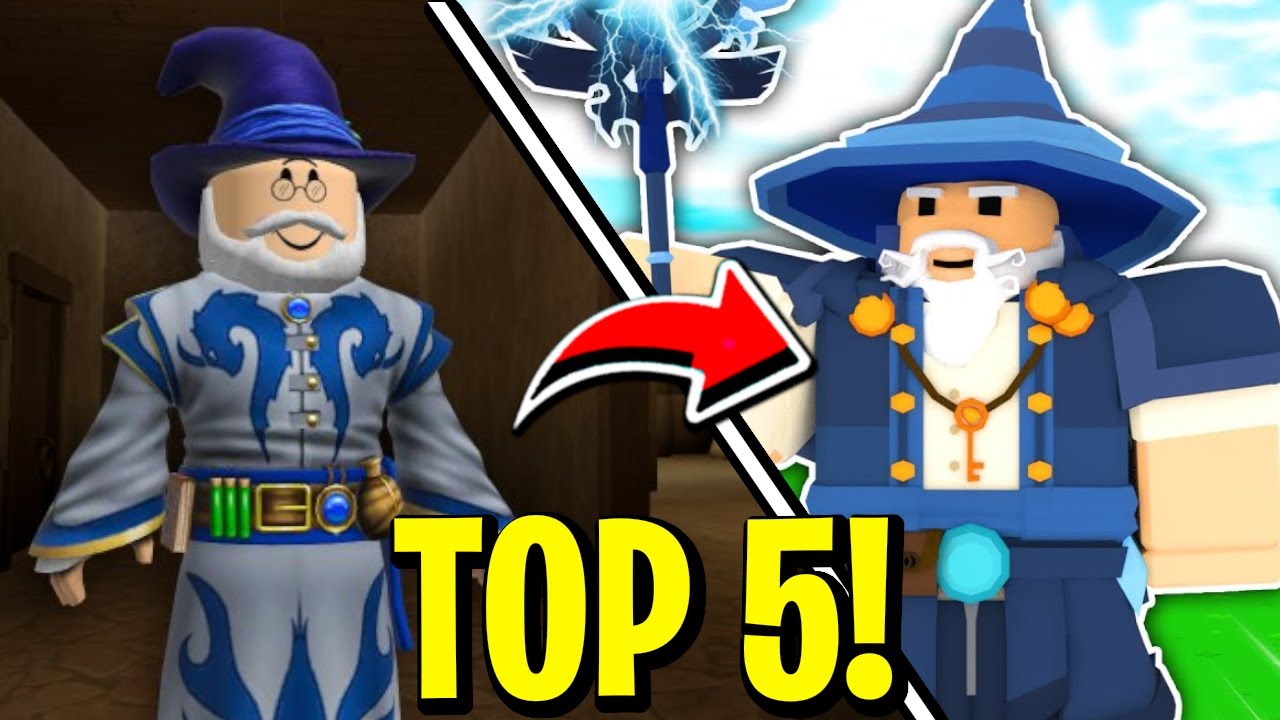 TOP 5 Roblox Wizard Games YouTube