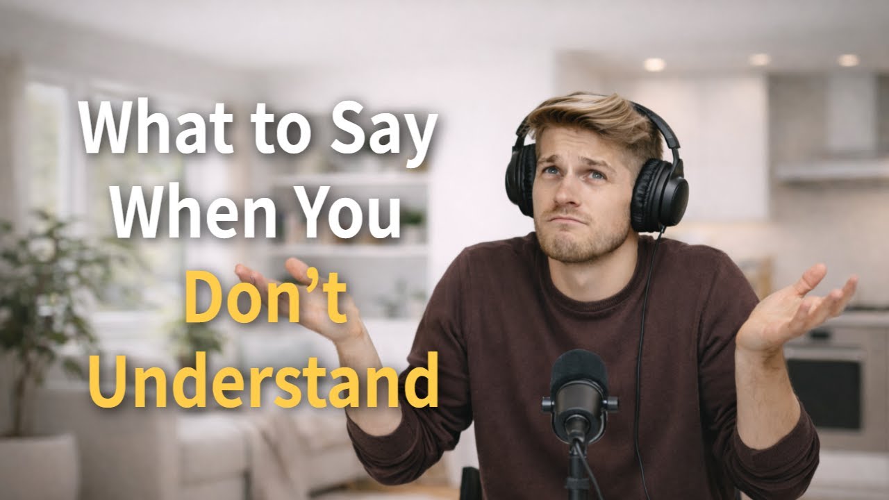 Step 2 자막 없이 시청하세요 | 영어 대화하다 못 알아들었을 때｜바로 쓰는 필수 표현 | Easy English with Jake & Sam