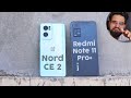 Redmi Note 11 Pro Plus vs OnePlus Nord CE 2 *Full Comparison* ⚡ Camera, Display & More