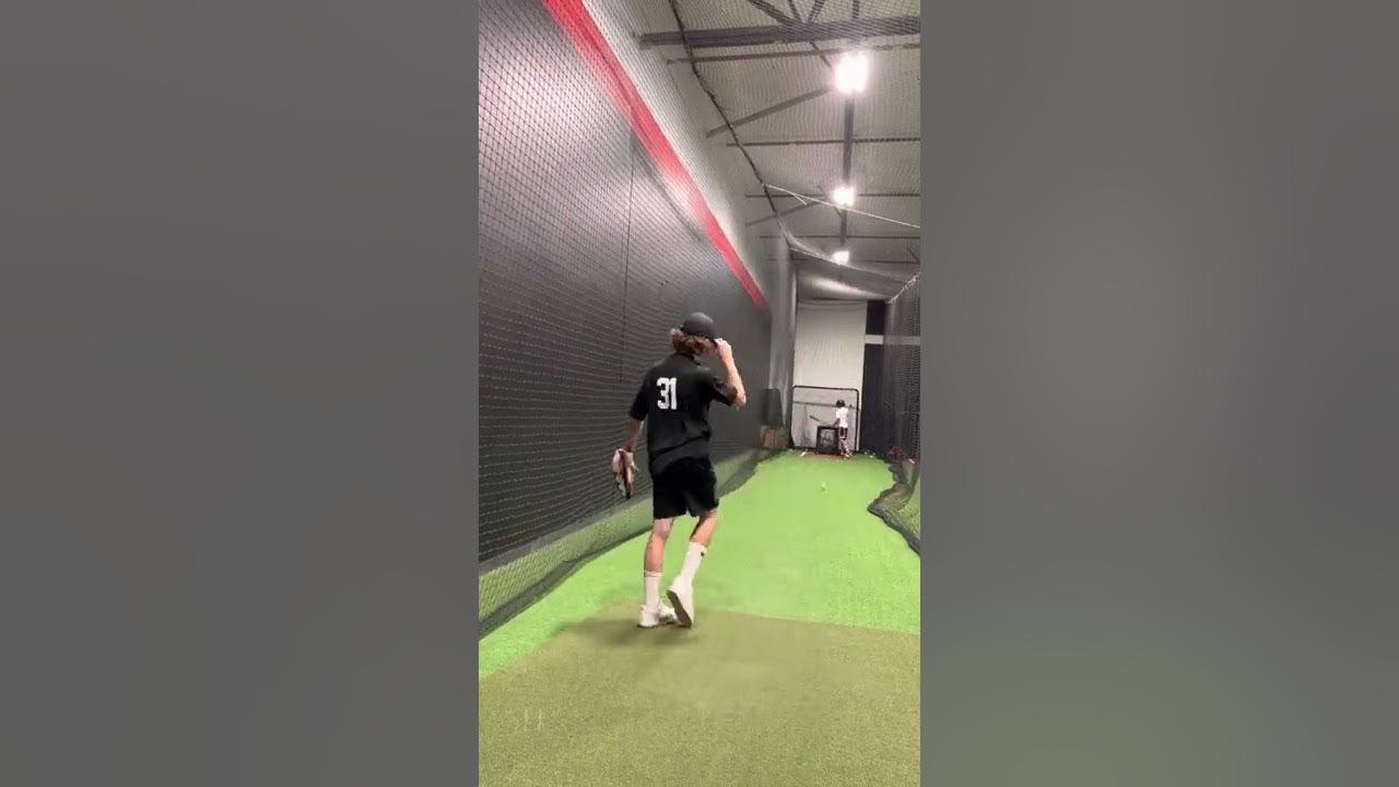 Indoor live at bats freshman vs sophomore Strike One Baseball