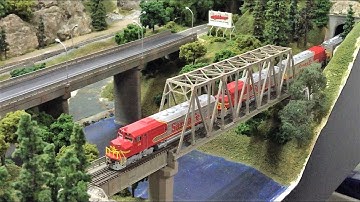 N Scale Layout Video Update No. 9.1 with Santa Fe FP45 "Super Fleet
