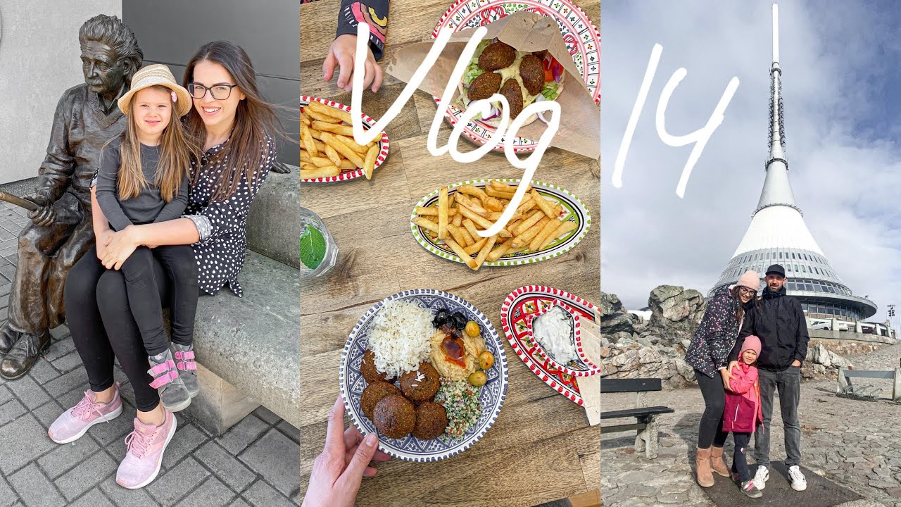 Víkend v Liberci - Ještěd, iQpark, Dinopark a spousta jídla | vlog #14/2022 | MaruškaVEG