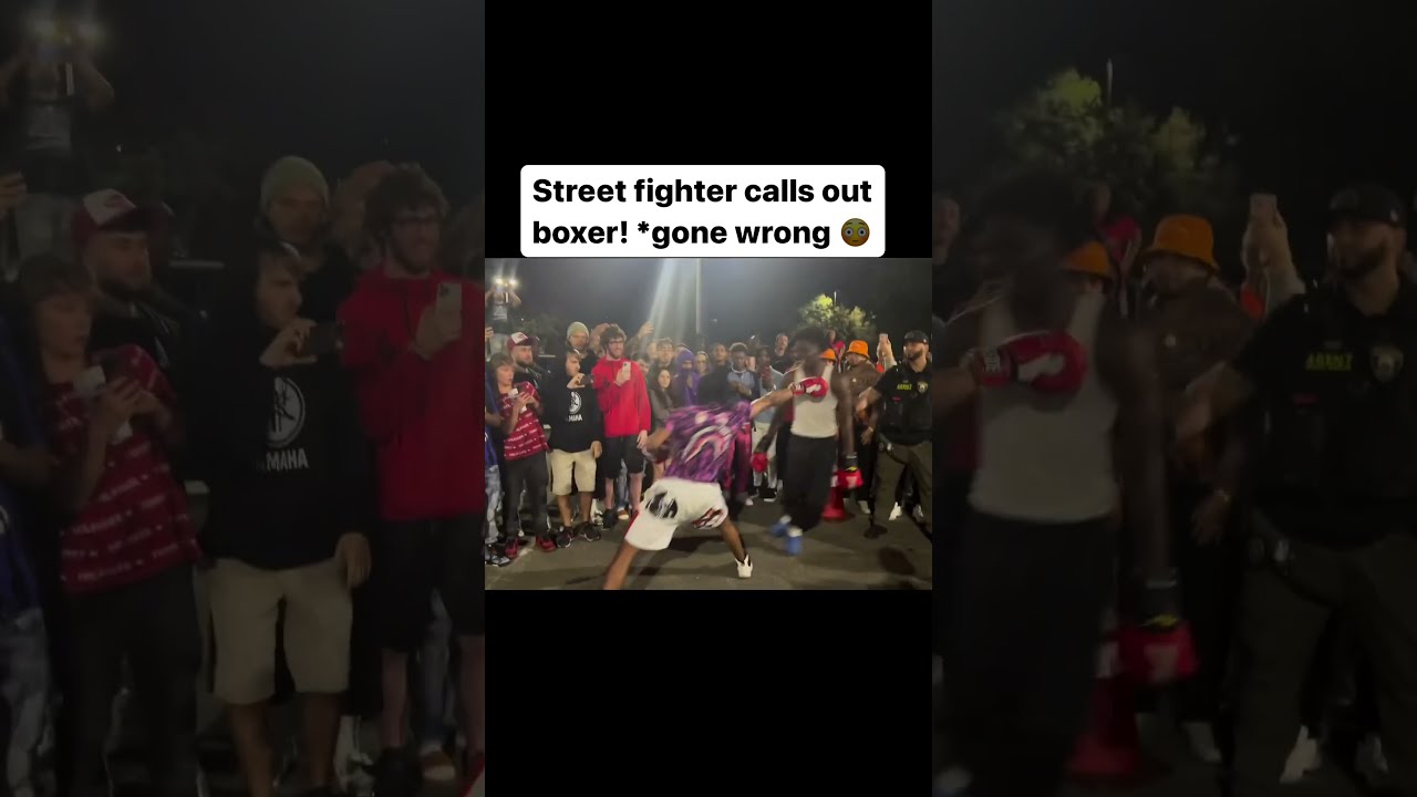 STREET FIGHTER CALLS OUT BOXER Gone Wrong 