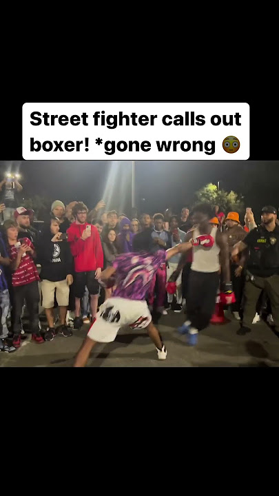 STREET FIGHTER CALLS OUT BOXER * gone wrong !!😳
