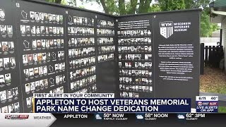 Appleton's Memorial Park renamed Thursday