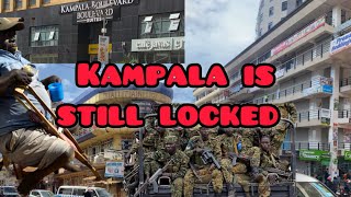 Kampala city is still on a strike