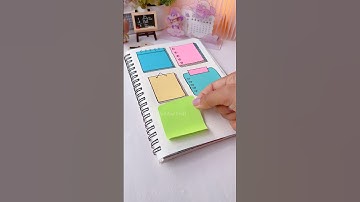 Sticky notes ideas #shorts #art #stickynote #youtubeshorts