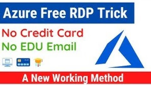 Create 1 year free rdp||Free Gaming PC||Azure rdp||No .edu email||No CC || New Trick