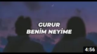 Kolpa - Gurur Benim Neyime Tr Lyrics/Şarkı Sözleri (Slowed+Reverb Edit)