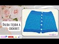 FALDA TEJIDA A CROCHET | Labores Angélika |.