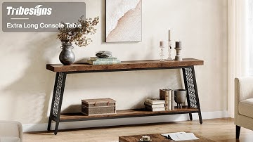 Tribesigns 2-Tier Console Table – Where Function Meets Style - F1995 #homedecor