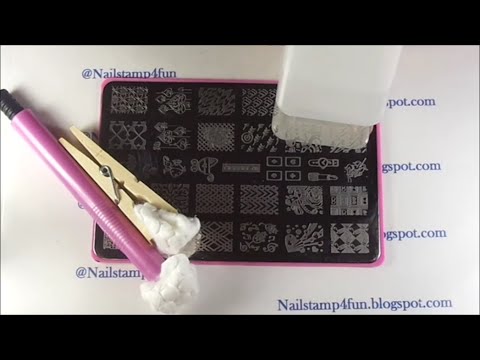 How to Properly Clean a Nail Stamper