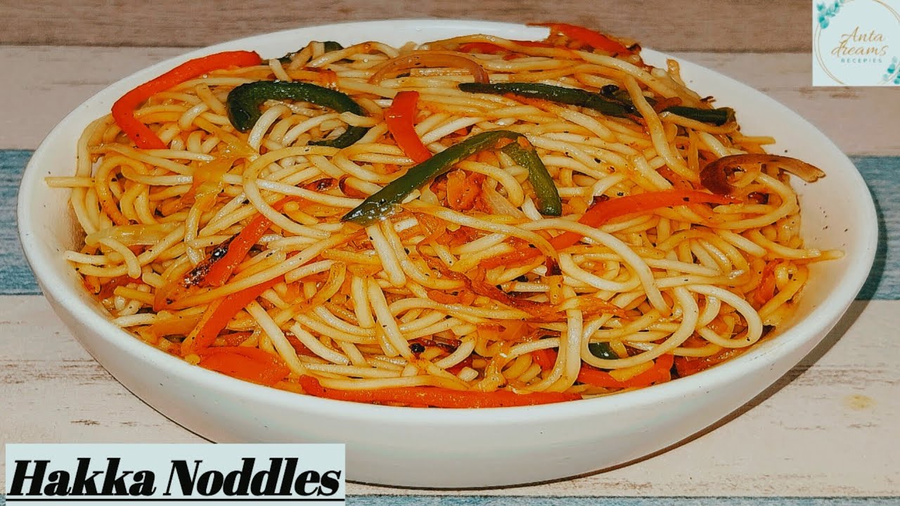 Noodles recipe vegetarian Veg Hakka noodles recipe Noodles recipe easy Antadreams
