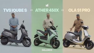 Ola S1 Pro vs Ather 450X vs TVS iQube S: India's best electric scooter