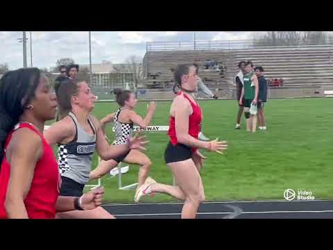 Speedway Senior High School! Track meet to support our team CRHS RAIDERS! of girls 100 RACE!