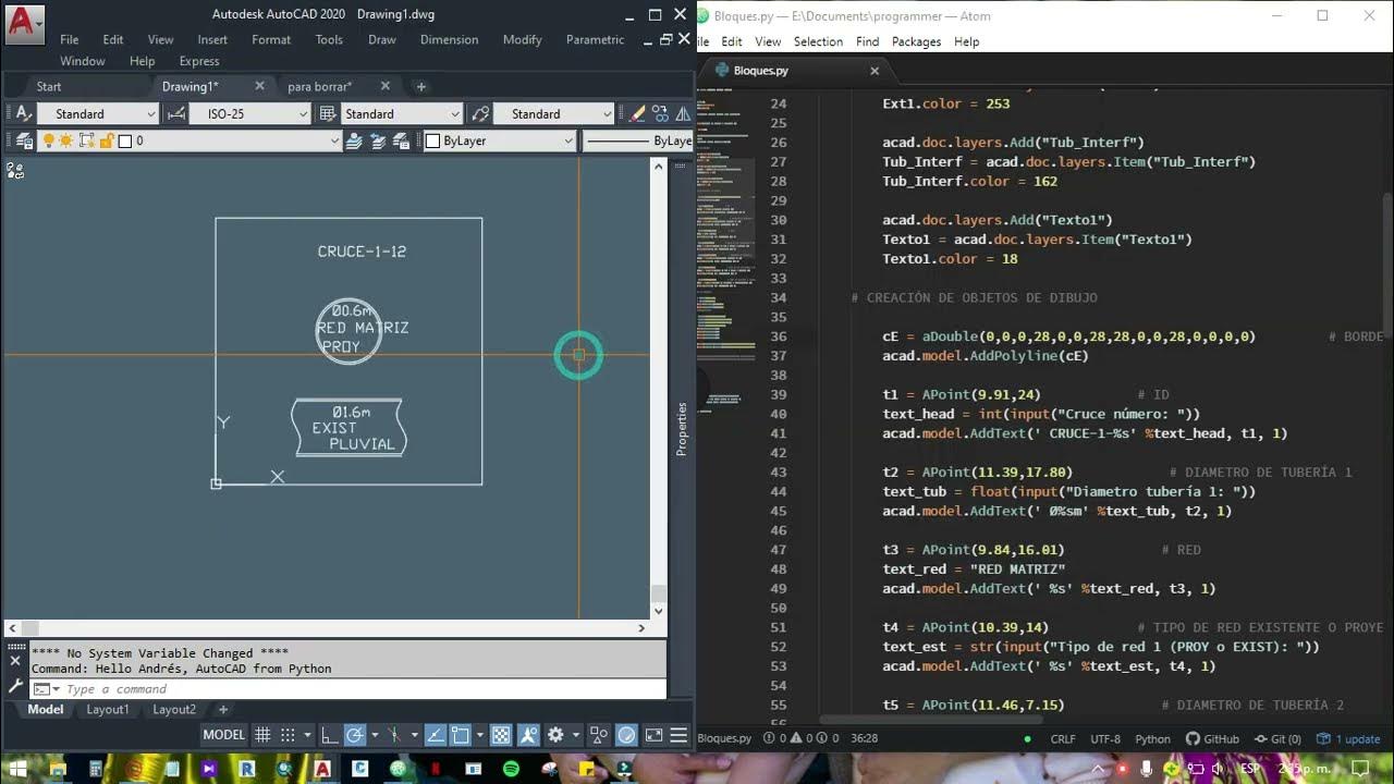 Python para AutoCAD - pyautocad - YouTube