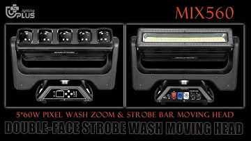 MIX560--5*60w Pixel wash zoom & strobe bar moving head
