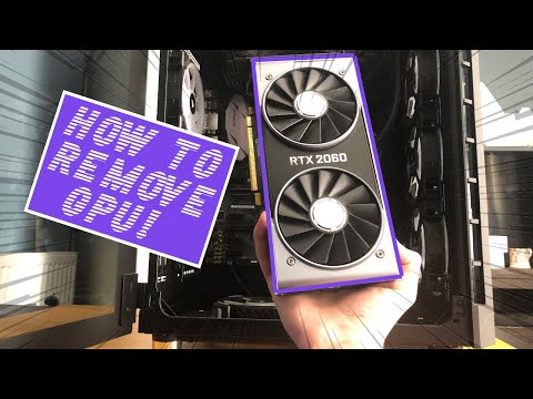 How to remove/install a Graphics card (GPU)