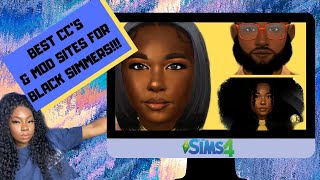 BEST CUSTOM CONTENT & MOD WEBSITES FOR BLACK SIMMERS | The Sims 4