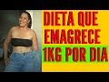 A DIETA QUE EMAGRECE 1KG POR DIA - MINHA PESAGEM FINAL