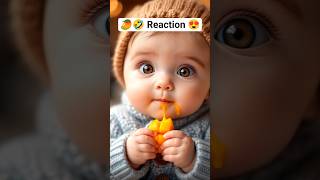Baby Tries Mango For The First Time Cutest Reaction Ever