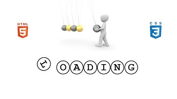 Preloader Newton’s Cradle Text Animation with HTML and CSS | Creative Loading Effects