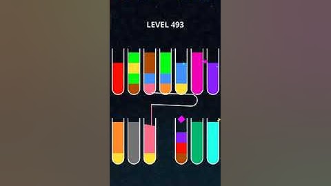 COLOR SORT PUZZLE LEVEL 493