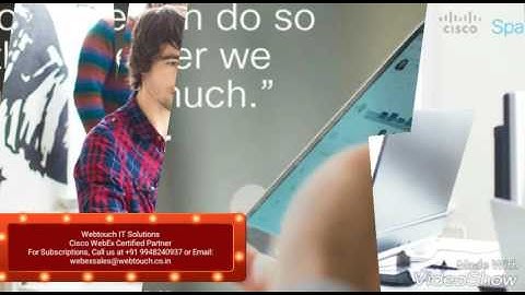 Cisco WebEx Video Conference - Subscribe today