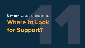 Course for Beginners - Episode 11: Where to Look for Support?