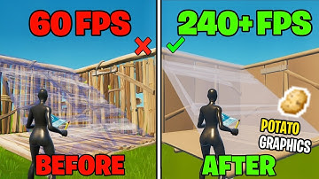 How To Get Potato Graphics in Fortnite on AMD, NVIDIA & Intel GPU! (Max FPS + 0 Delay)