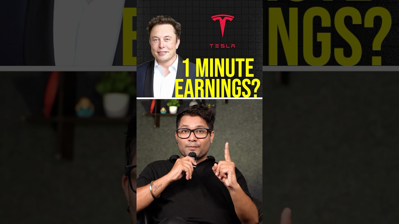 How much Tesla earns in 1 Minute? #shorts #mangeshshinde