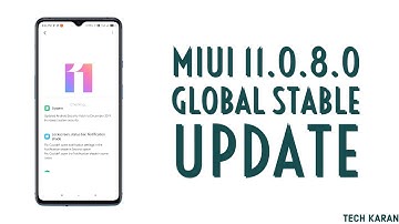 Miui 11.0.8.0 Global Stable [UPDATE] ft. Redmi Note 8