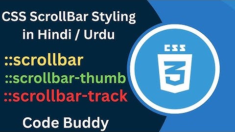 CSS Scrollbar Styling Tutorial in Hindi / Urdu