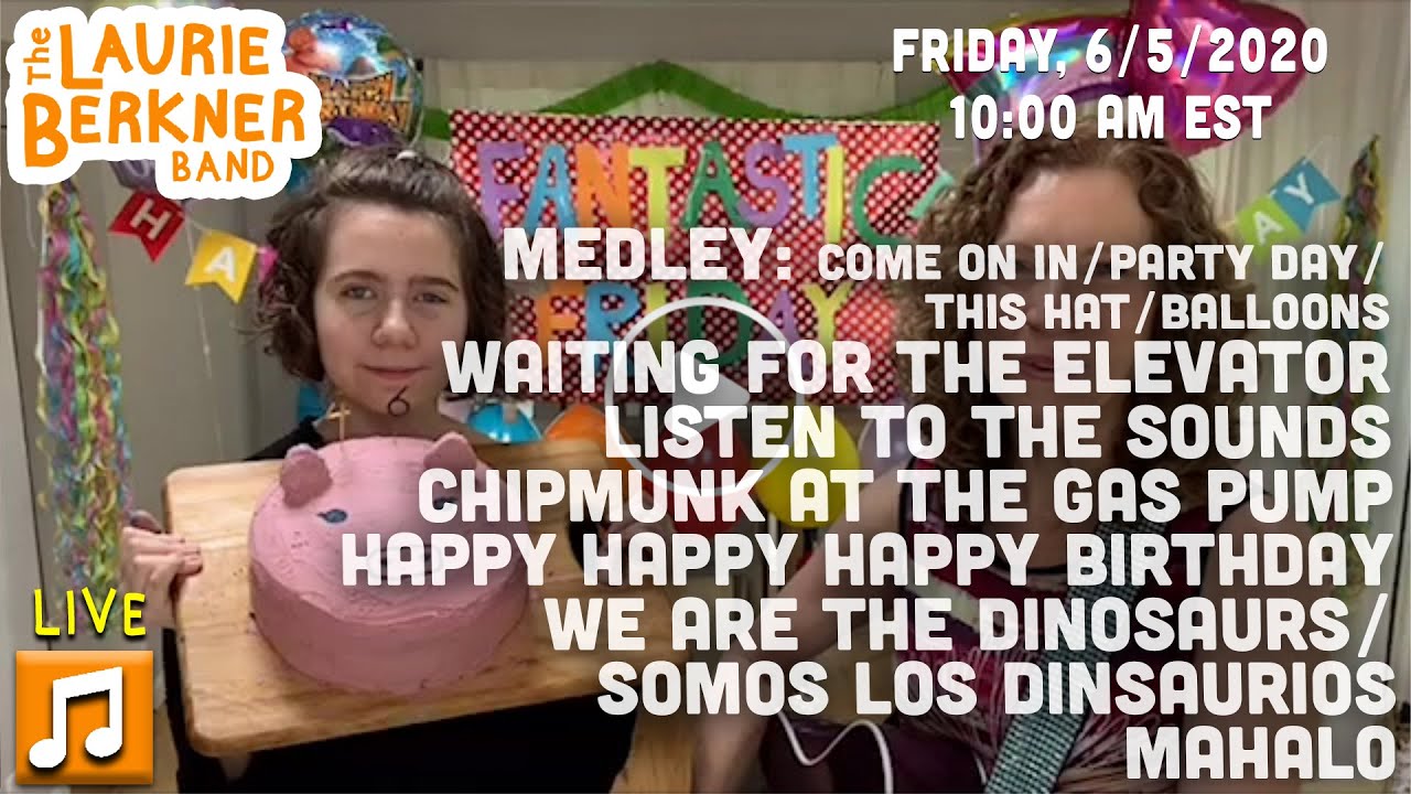 Live berkner break fri jun 5th dinosaurs mahalo chipmunk