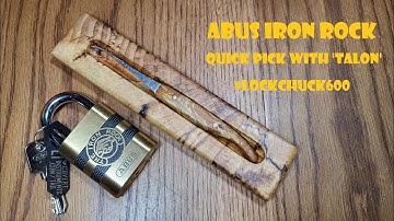 Abus Iron Rock Quick Pick with 