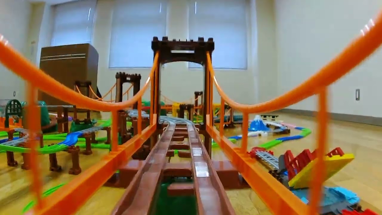 【きかんしゃトーマス】トーマスプラレールのプラレール前面展望