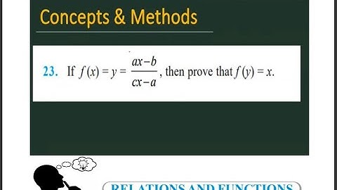If f(x)= y = 