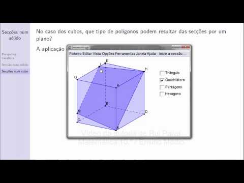 Vídeo: Como Construir Uma Seção Transversal De Um Cubo