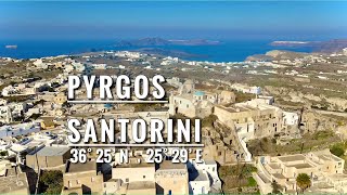 Destination Santorini,Greece!Pyrgos village ultra HD!