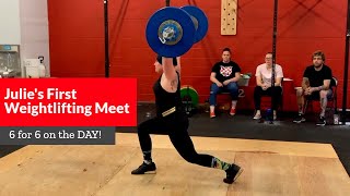 Julie's First Weightlifting Meet
