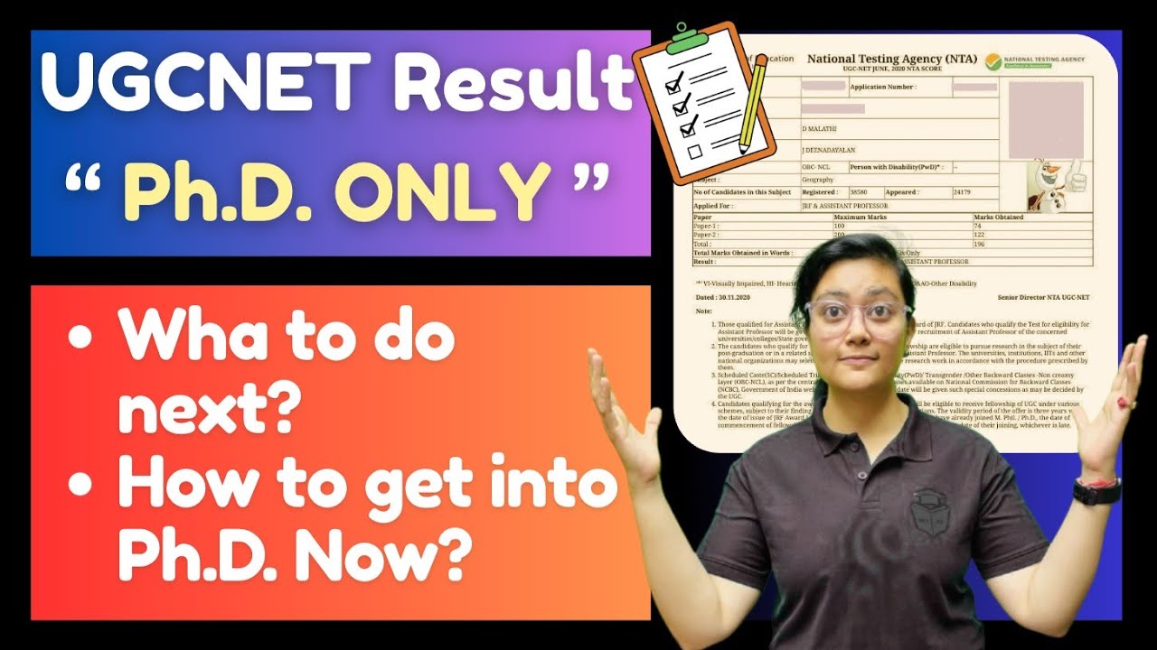 UGC NET 2025 PhD Only Qualified | What to do Next? Aditi Mam