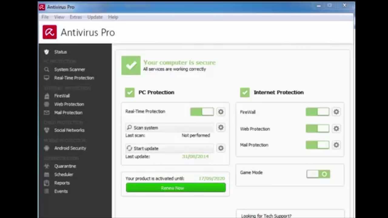 Avira Antivirus Pro / Internet Security 2016 License Key till 2020 ...