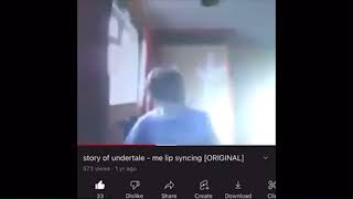 Story Of Undertale - Some Girl Lip Syncing Idk