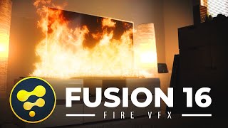 How to add FIRE to your Film | Fusion 16 Tutorial